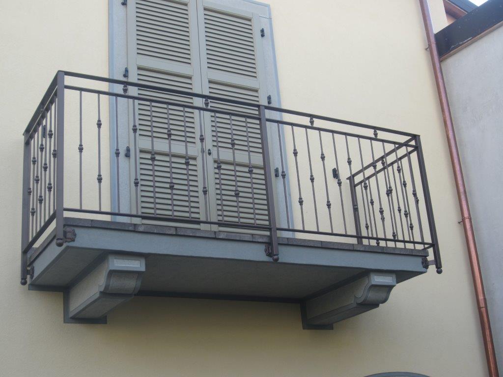 Parapetto in ferro lavorato