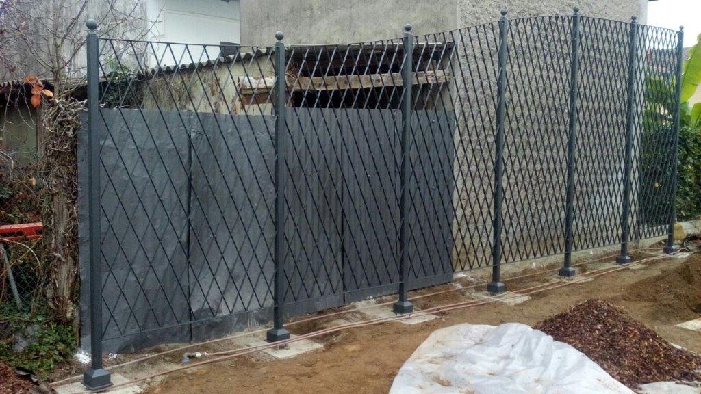 Parete attrezzata in ferro